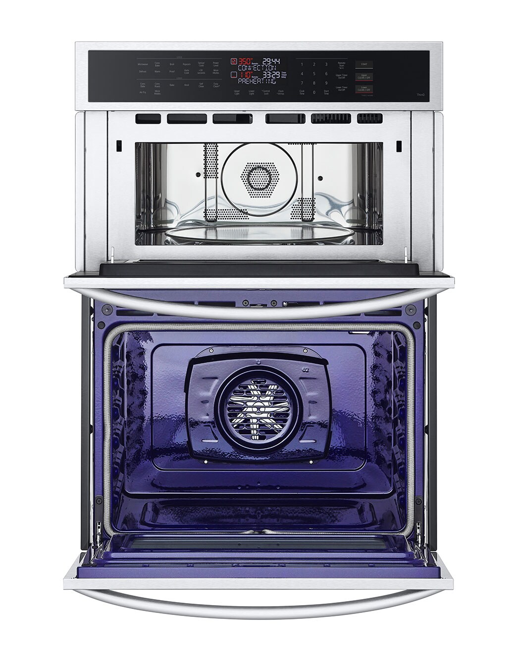 LG 1.7/4.7 cu. ft. Smart Combination Wall Oven with Convection and Air