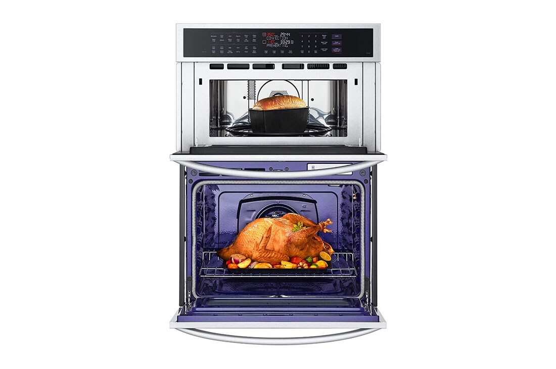LG 1.7/4.7 cu. ft. Smart Combination Wall Oven with InstaView®, True