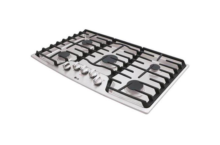 LG LCG3611ST 36 Inch Gas Cooktop with SuperBoil LG USA