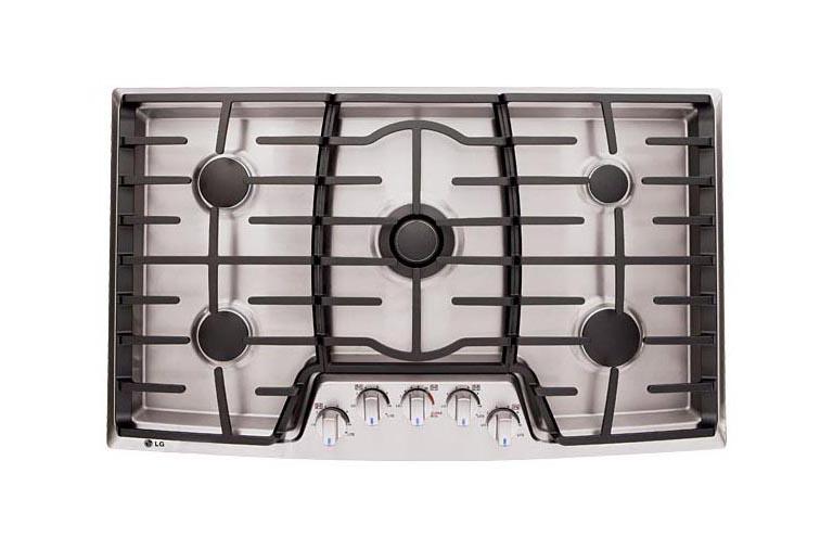 LG LCG3691ST 36 Inch Stainless Steel Gas Cooktop LG USA