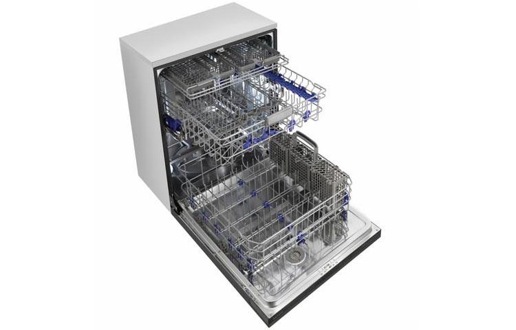 lg dishwasher top rack not cleaning