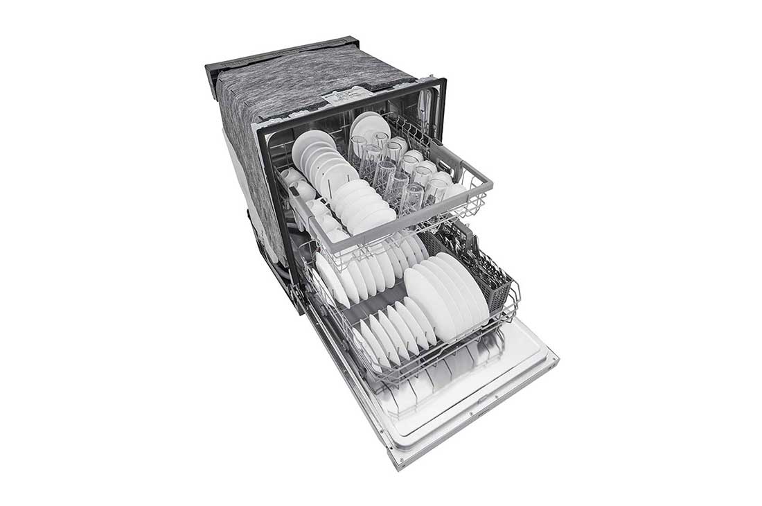 LG Front Control Dishwasher with QuadWash™ and EasyRack™ Plus