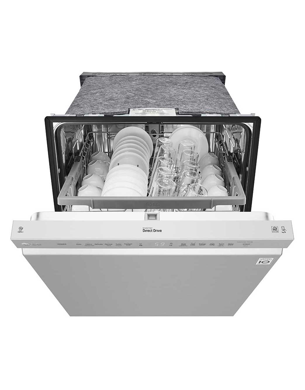 LG Front Control Dishwasher with QuadWash™ and EasyRack™ Plus
