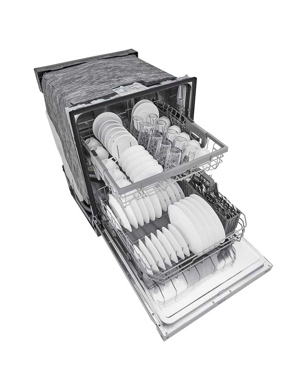 LG Front Control Dishwasher with QuadWash™ and EasyRack™ Plus