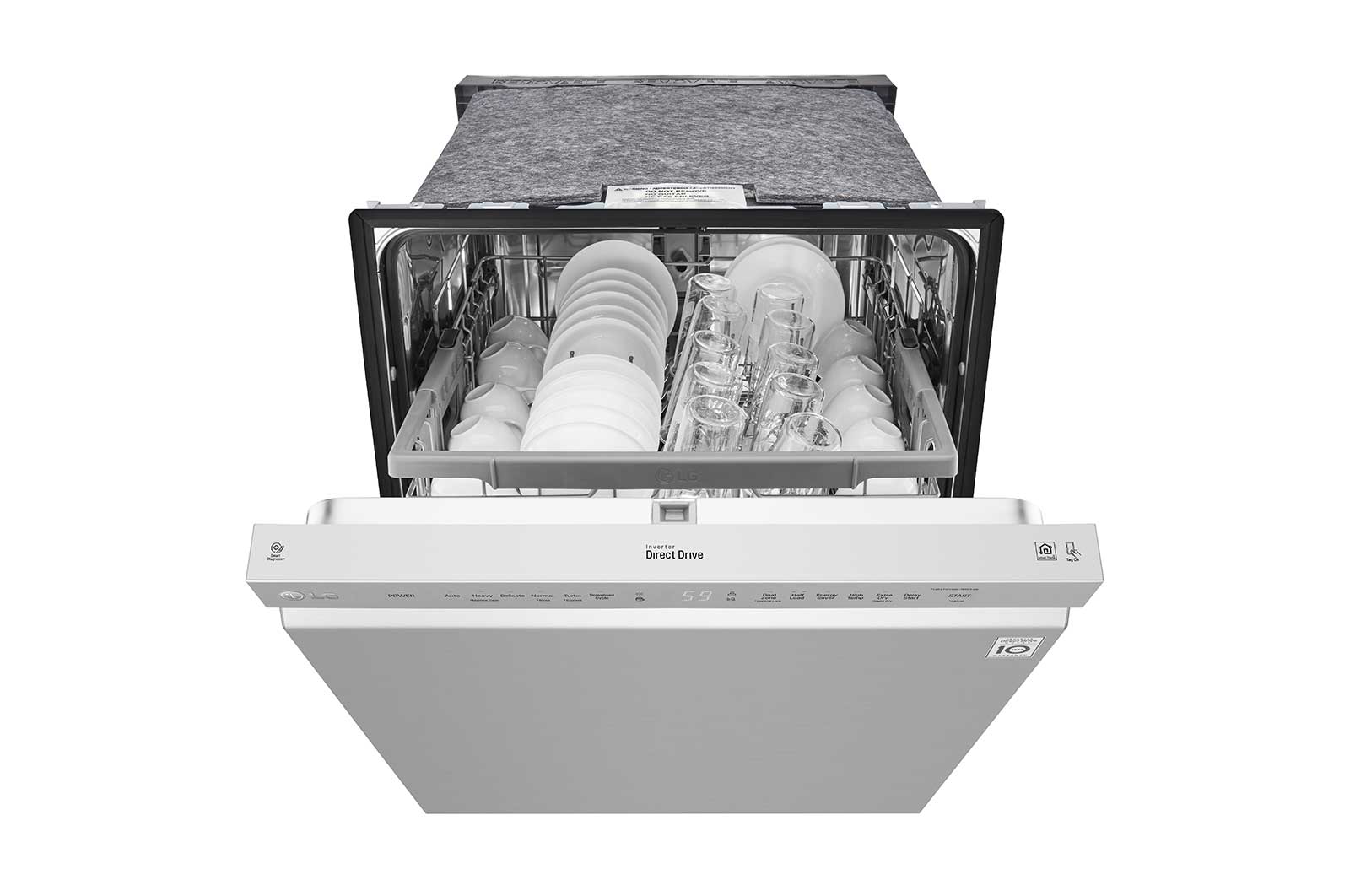 LG Front Control Dishwasher with QuadWash™ and EasyRack™ Plus
