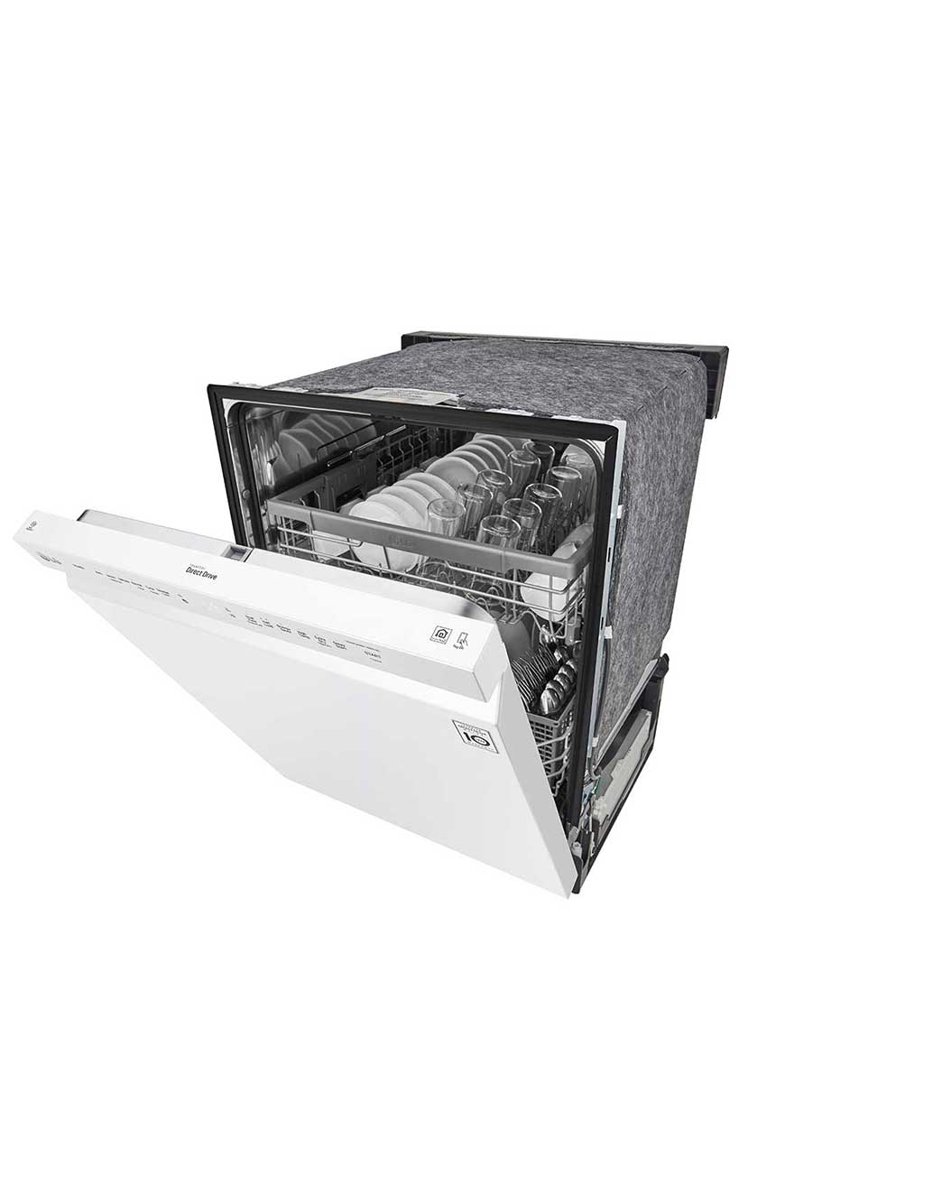 LG Front Control Dishwasher with QuadWash™ and EasyRack™ Plus