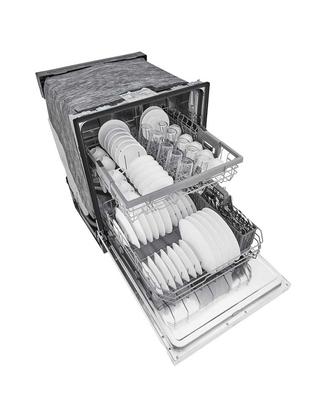 LG Front Control Dishwasher with QuadWash™ and EasyRack™ Plus