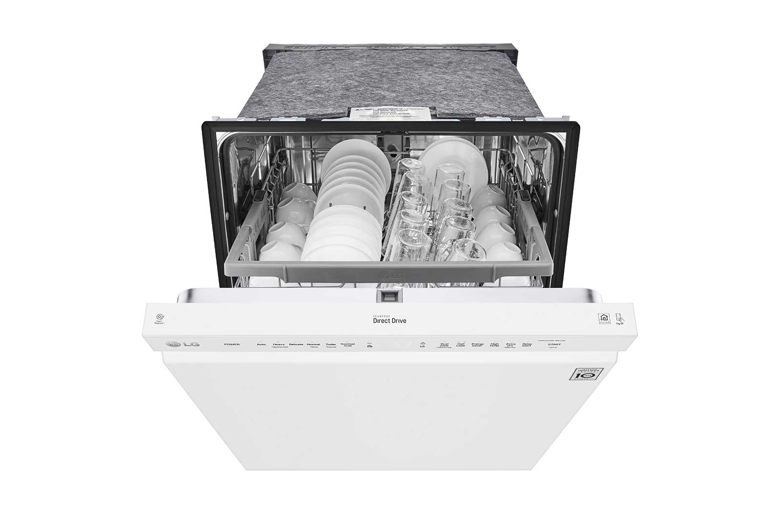 LG Front Control Dishwasher with QuadWash™ and EasyRack™ Plus
