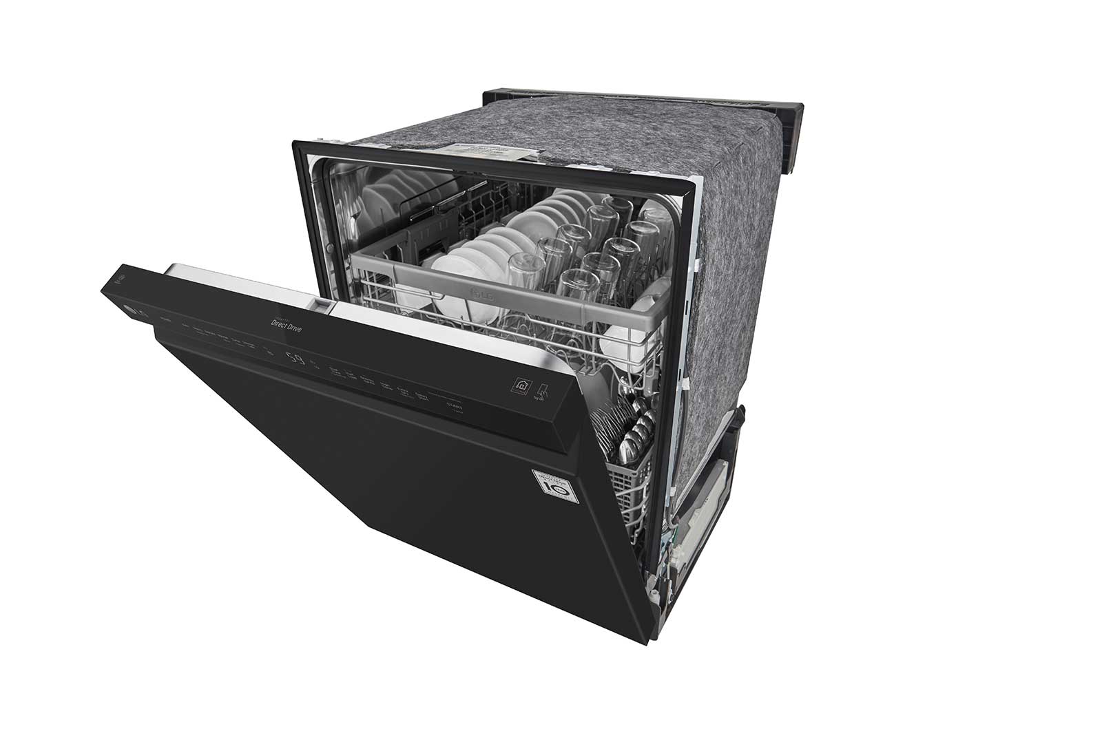 LG Front Control Dishwasher with QuadWash™ and EasyRack™ Plus