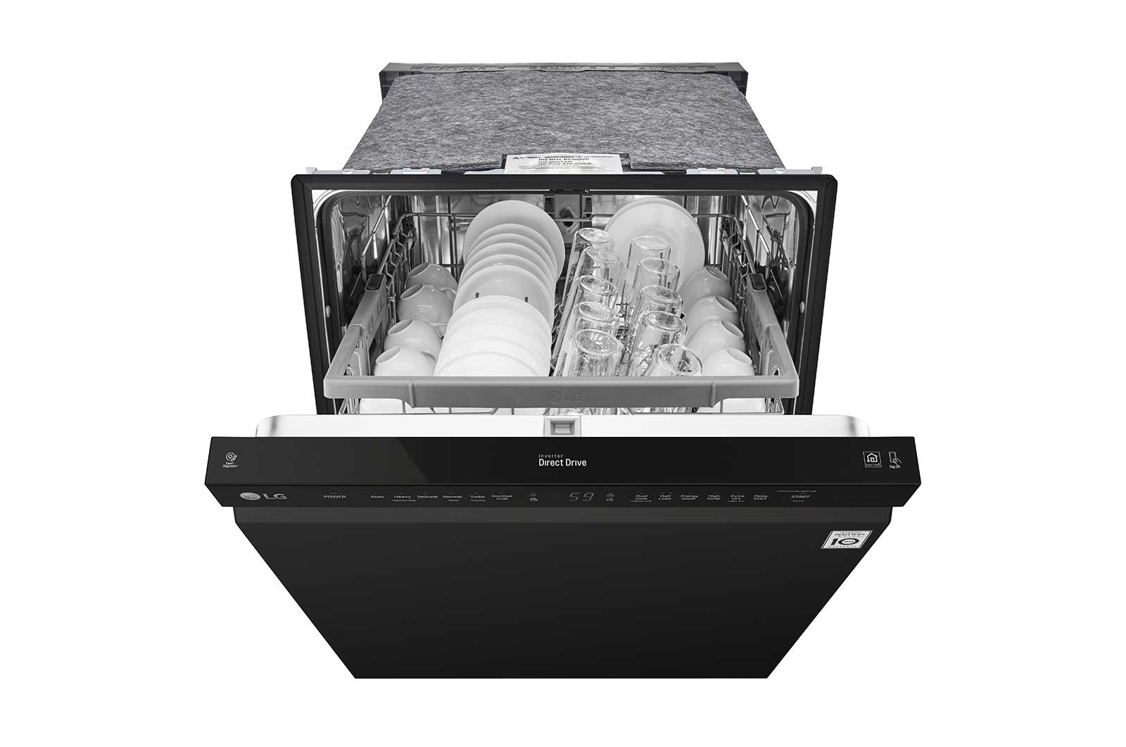 LG Front Control Dishwasher with QuadWash™ and EasyRack™ Plus