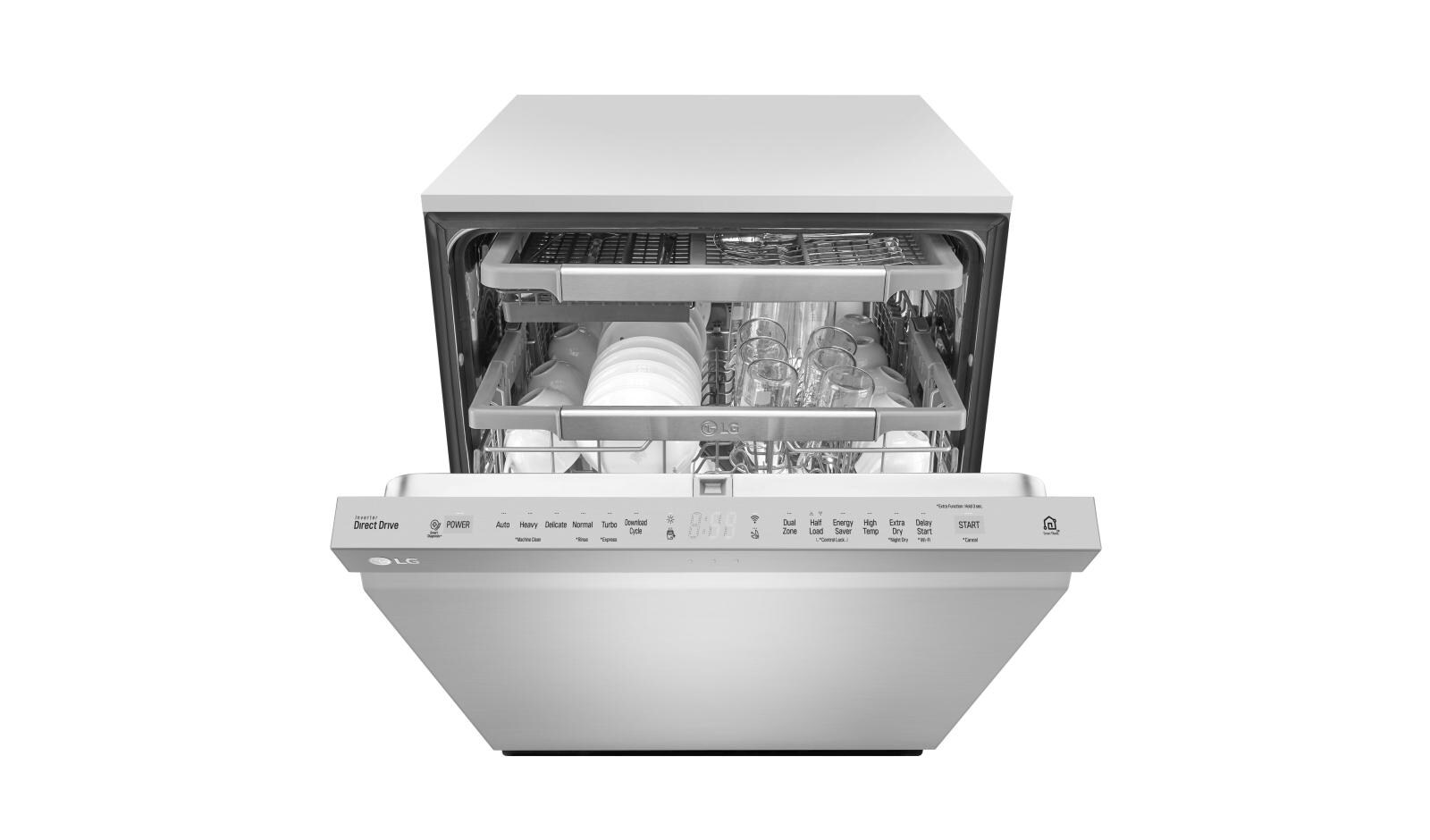 LG Top Control Smart wifi Enabled Dishwasher with QuadWash™ (LDP6797ST