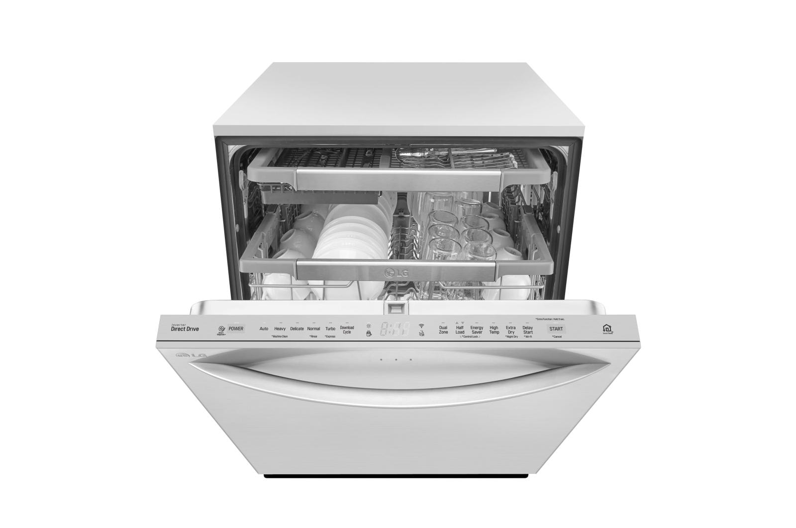 Lg Ldt7797st Top Control Dishwasher With Quadwash And Easyrack Usa