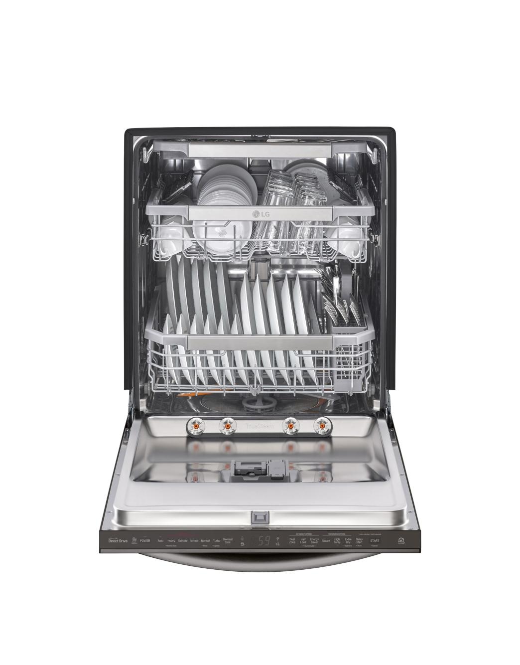 LG Top Control Smart wifi Enabled Dishwasher with QuadWash™ and