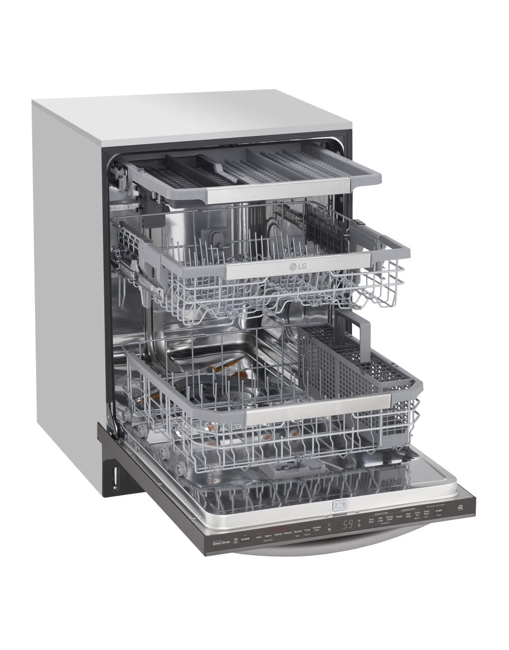 LG Top Control Smart wifi Enabled Dishwasher with QuadWash™ and