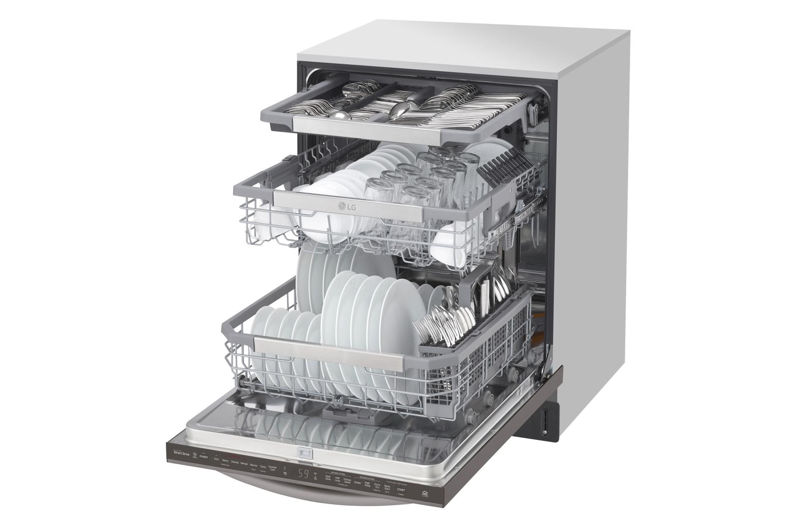 LG Top Control Smart wifi Enabled Dishwasher with QuadWash™ and
