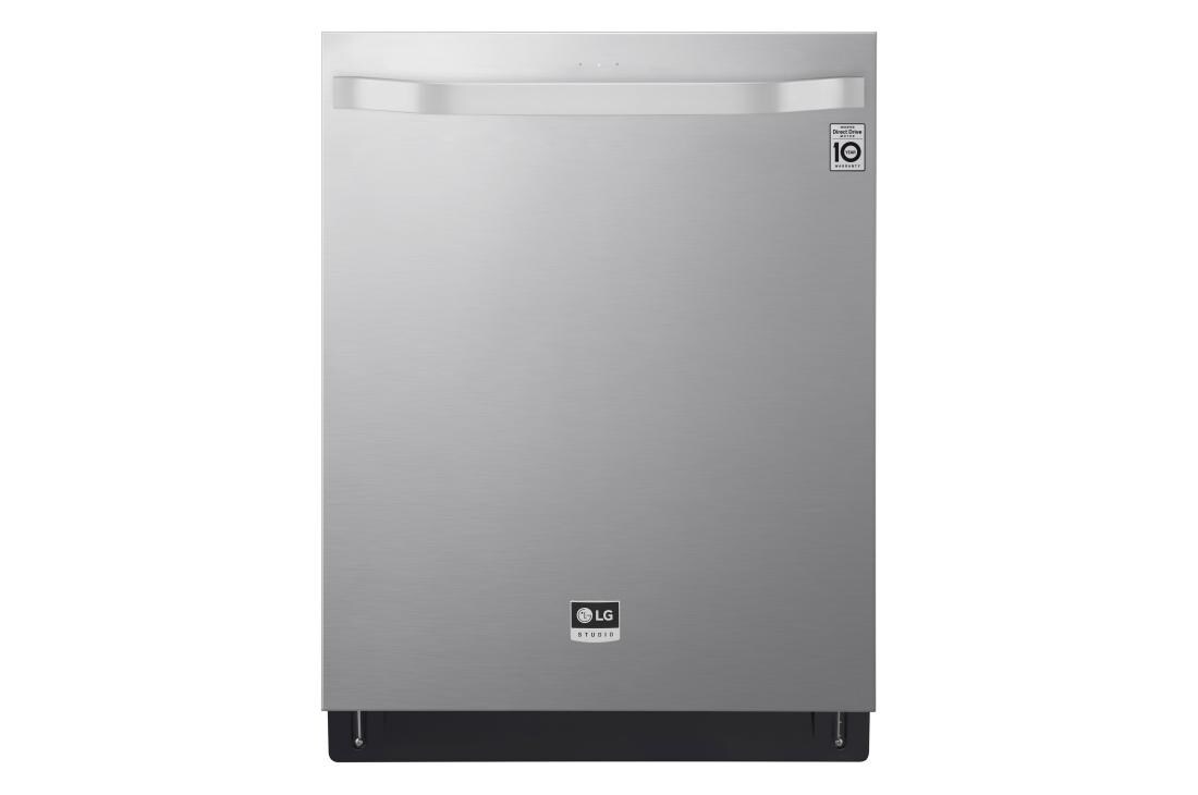 lg studio wifi enabled top control dishwasher with quadwash