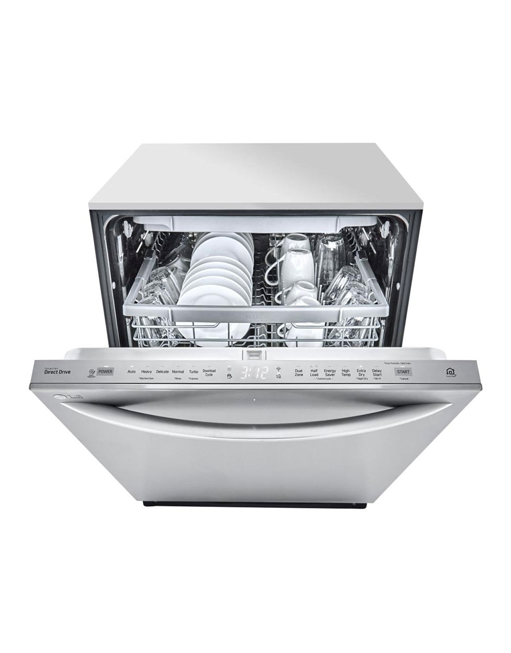 LG LDT5678SS Top Control Dishwasher with QuadWash™ LG USA