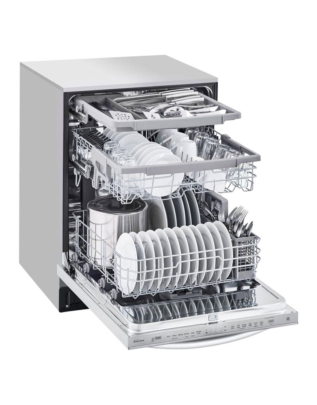 LG LDT5678SS Top Control Dishwasher with QuadWash™ LG USA