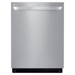 silver dishwasher