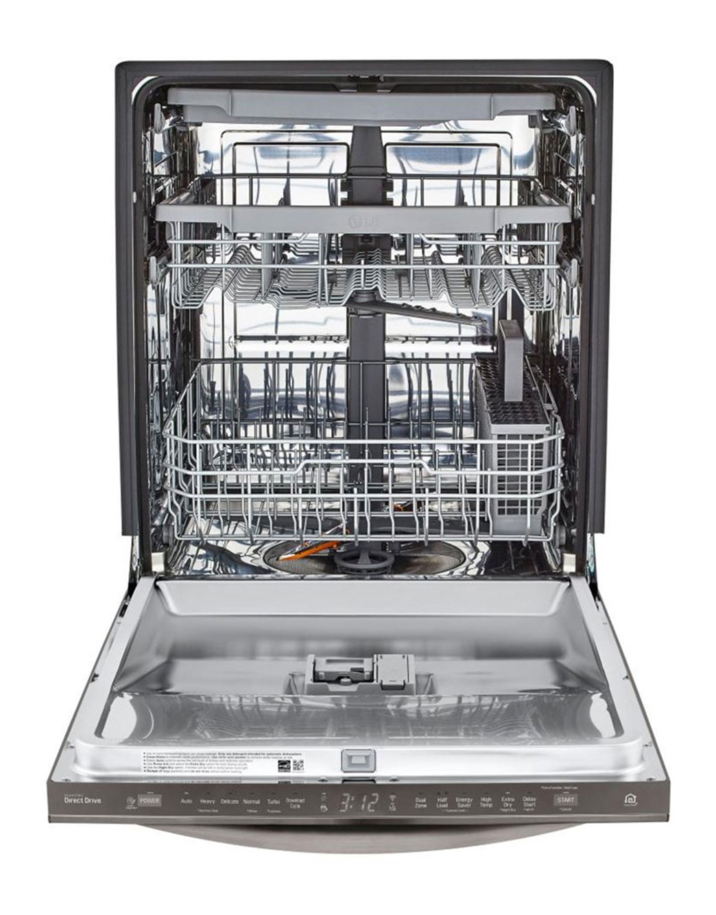 LG LDT5678BD Top Control Dishwasher with QuadWash™ LG USA