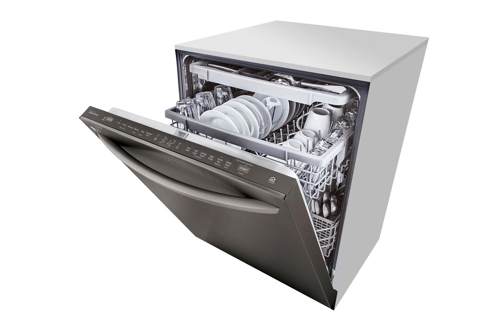LG LDT5678BD Top Control Dishwasher with QuadWash™ LG USA