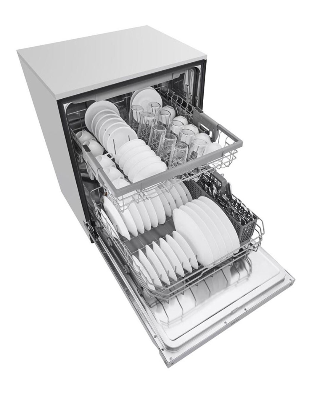 LG LDF5678SS Front Control Dishwasher with QuadWash™ LG USA