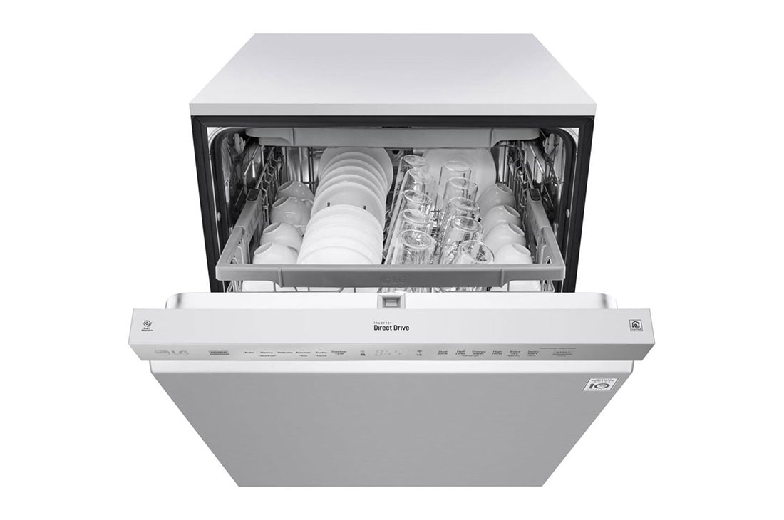 lg quadwash white dishwasher