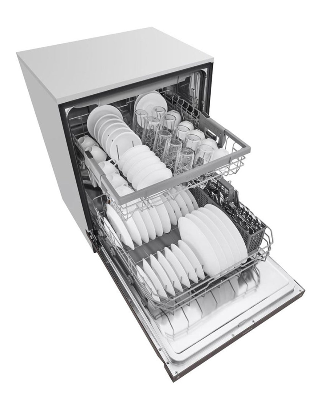LG LDF5678BD Front Control Dishwasher with QuadWash™ LG USA