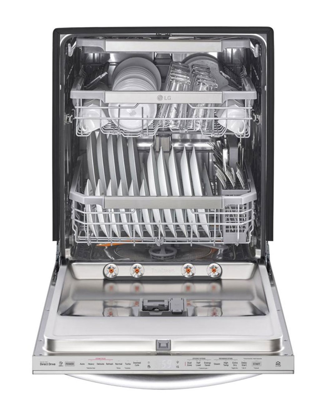 LG LDT7808SS Top Control Smart wifi Enabled Dishwasher with QuadWash