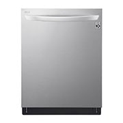LG Top Control Smart wi-fi Enabled Dishwasher with QuadWash™ and TrueSteam®, LDT7808SS, thumbnail 1