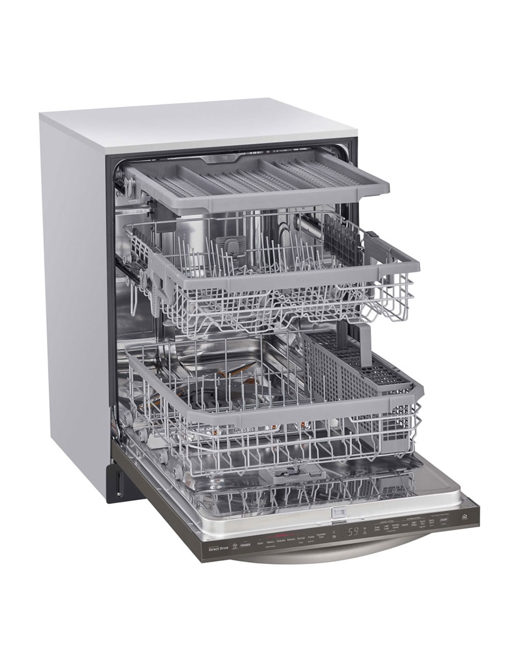 LG LDT6809BD Top Control Smart wifi Enabled Dishwasher with QuadWash™ and TrueSteam® LG USA