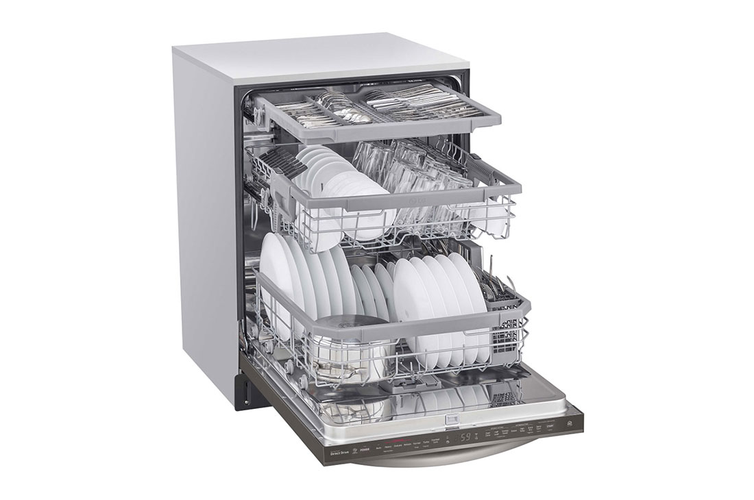 Lg Top Control Smart Dishwasher With Quadwash Black Stainless Lg Usa Lg Top Control Smart Dishwasher With Quadwash Black Stainless Lg Usa