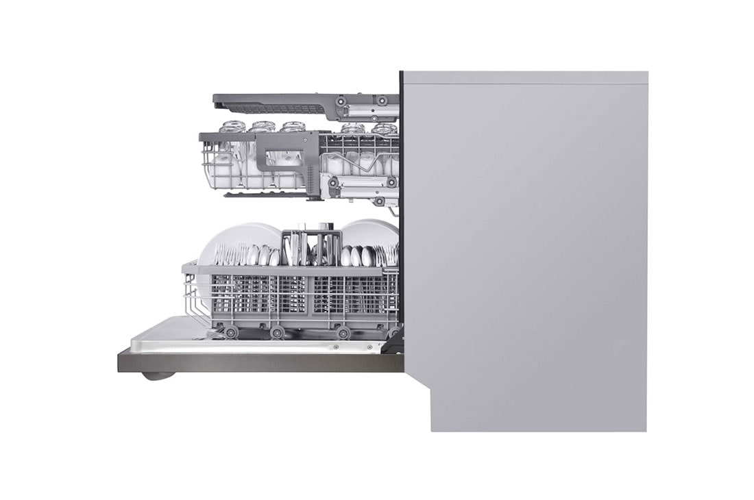 LG Top Control Smart wi-fi Enabled Dishwasher with QuadWash™ and TrueSteam®, LDT6809BD, thumbnail 8