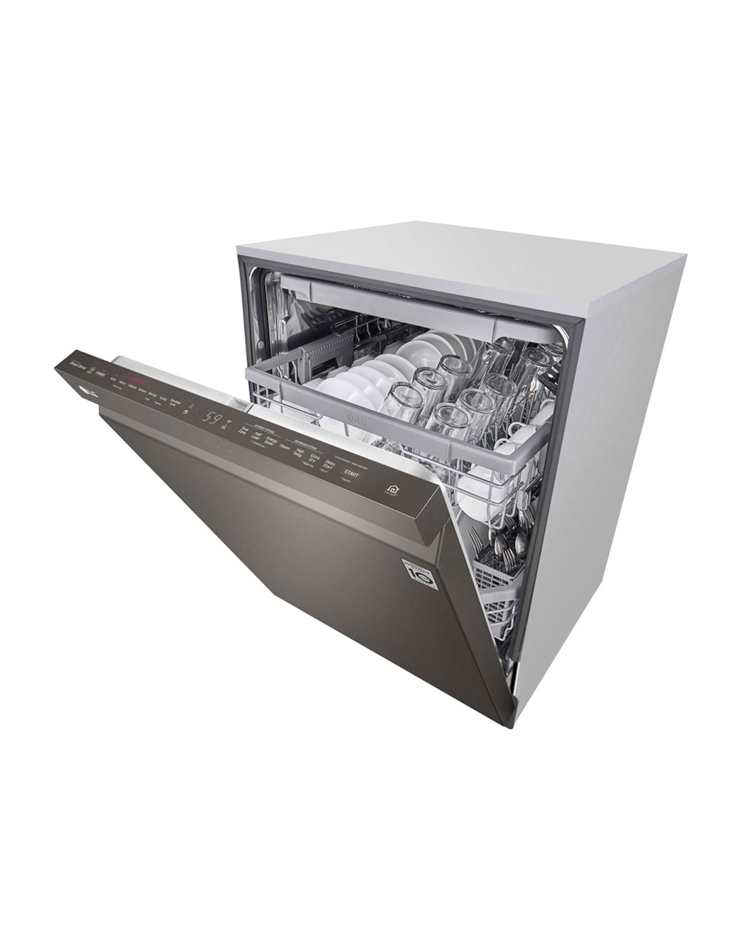LG LDP6809BD Top Control Smart wifi Enabled Dishwasher with QuadWash™ and TrueSteam® LG USA