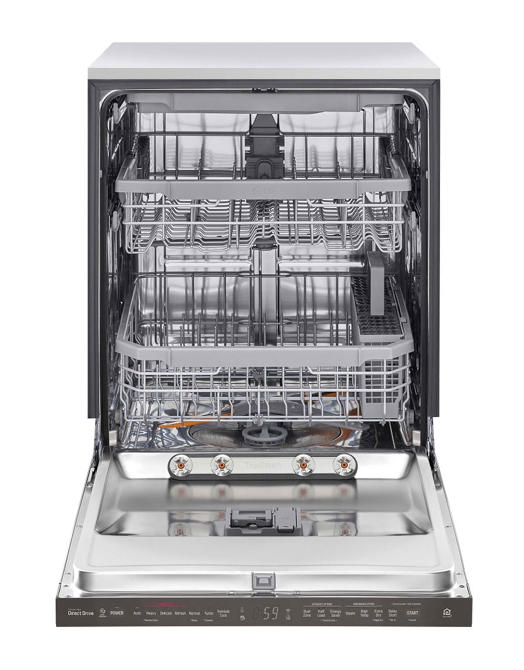 LG LDP6809BD Top Control Smart wifi Enabled Dishwasher with QuadWash