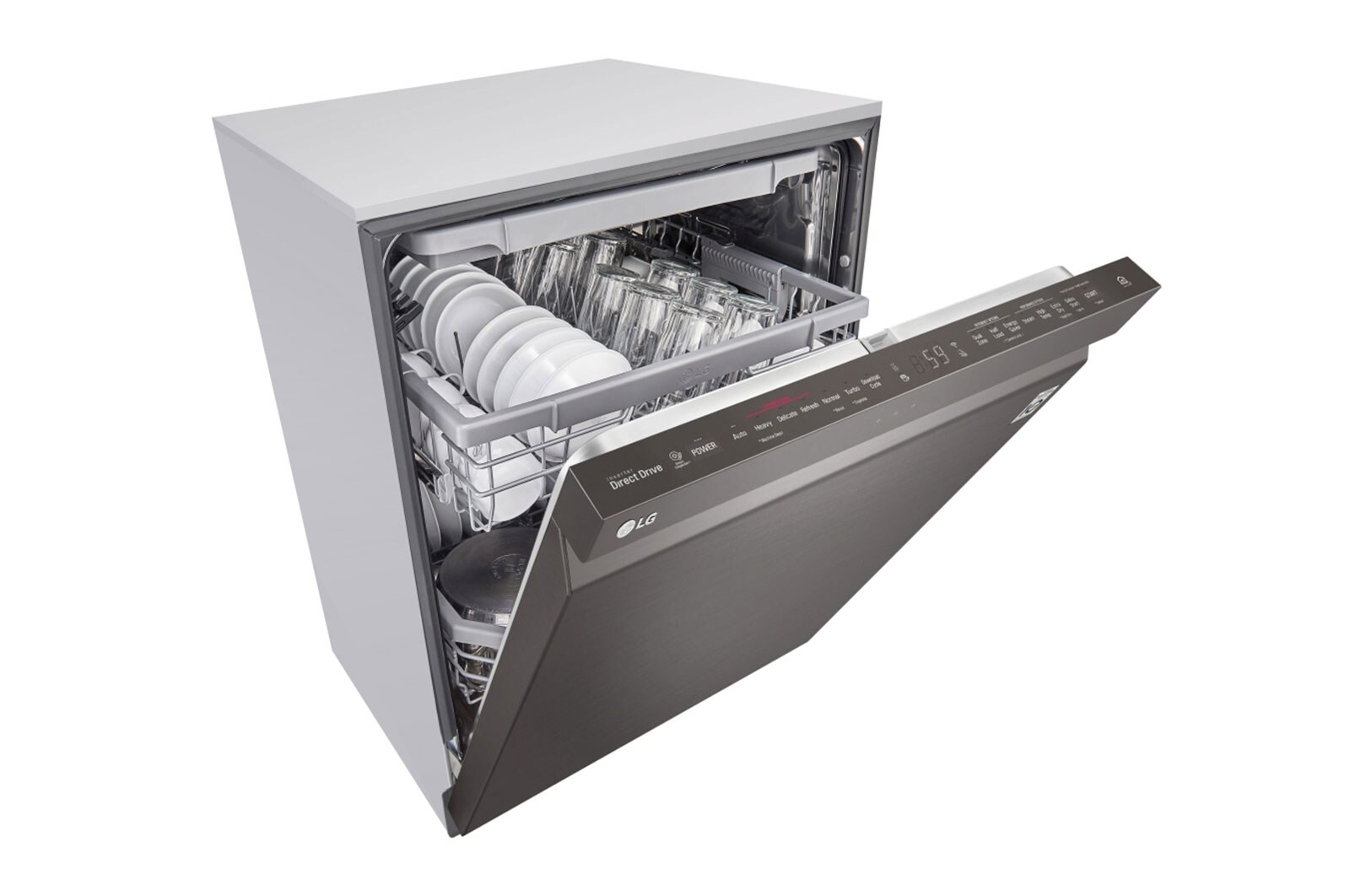 LG LDP6809BD Top Control Smart wifi Enabled Dishwasher with QuadWash