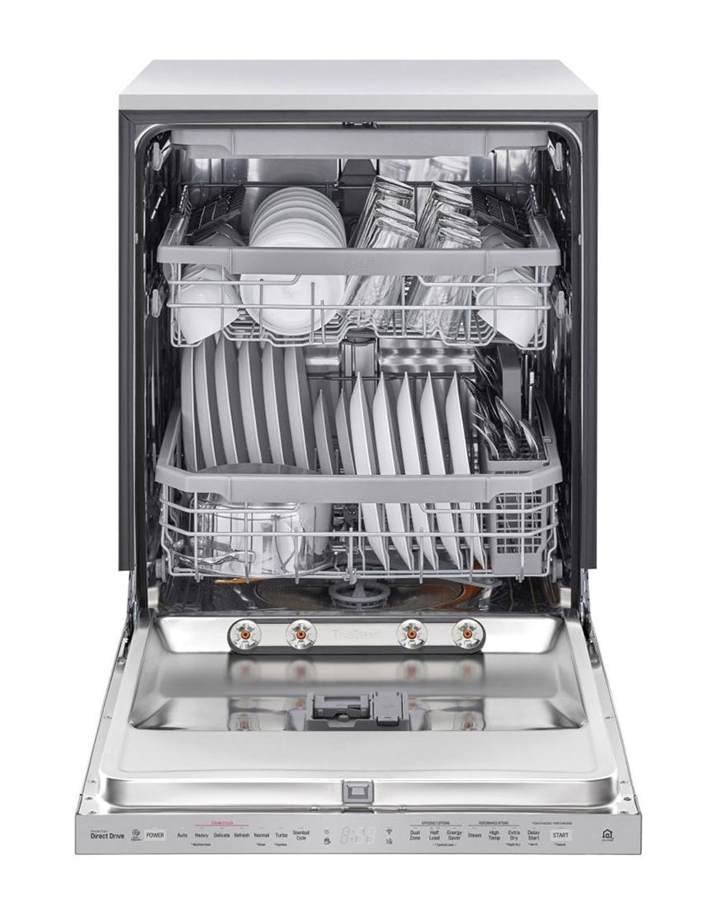 LG Top Control Smart Dishwasher with QuadWash™ (Stainless Steel) LG USA