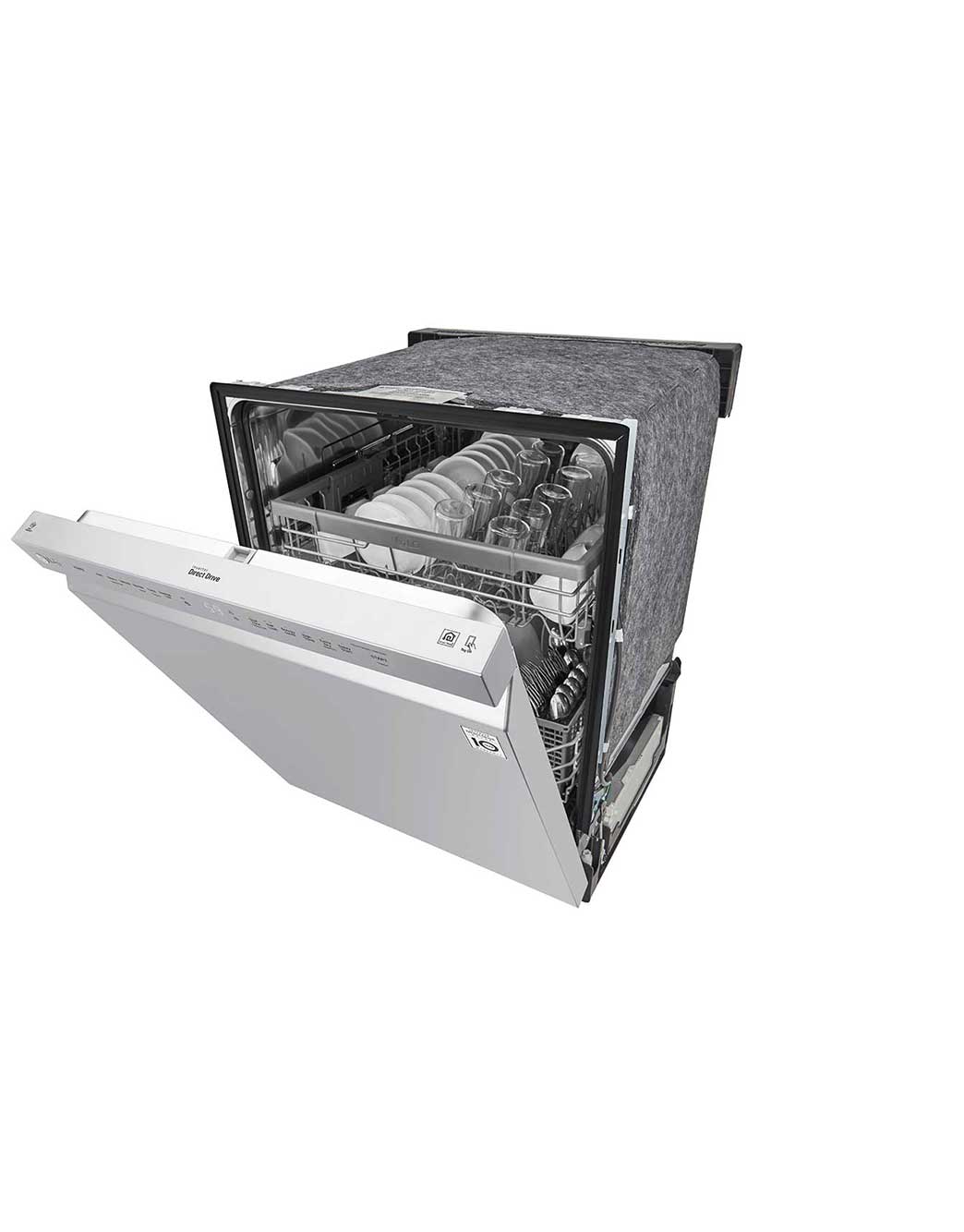 LG LDF5545SS Front Control Dishwasher w/ QuadWash & EasyRack LG USA