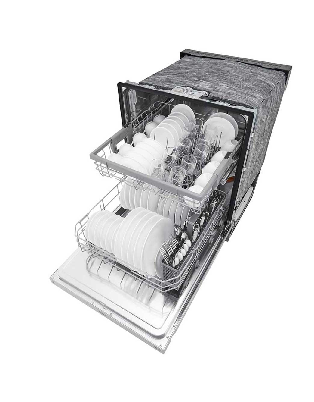 LG Front Control Dishwasher with QuadWash™ and EasyRack™ Plus