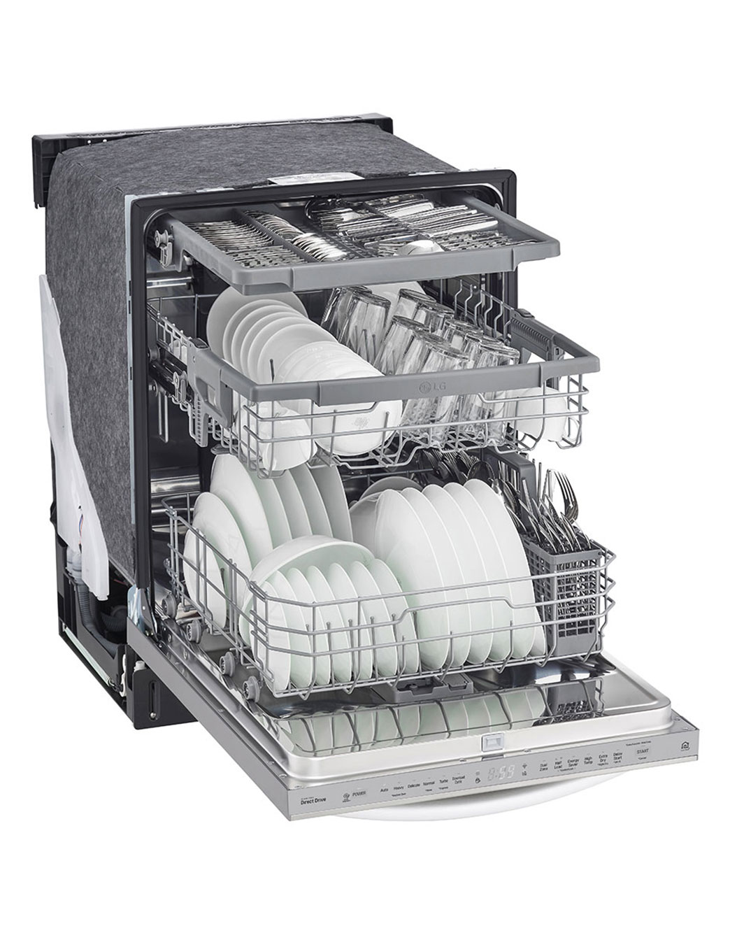 LG LDT5678SS Top Control Dishwasher with QuadWash™ LG USA
