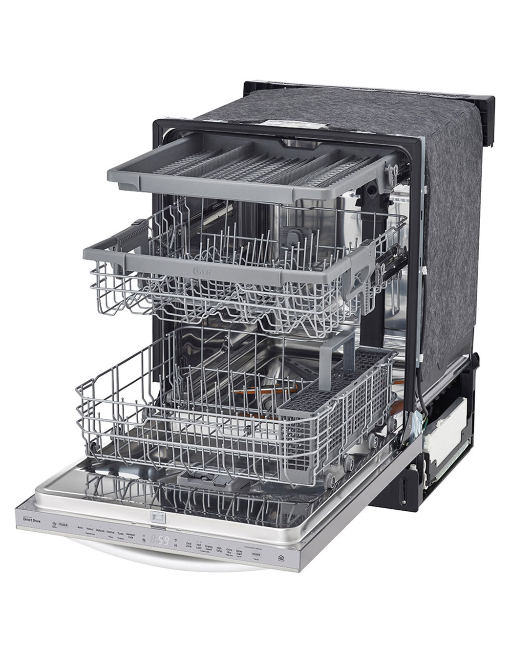 LG LDT5678SS Top Control Dishwasher with QuadWash™ LG USA