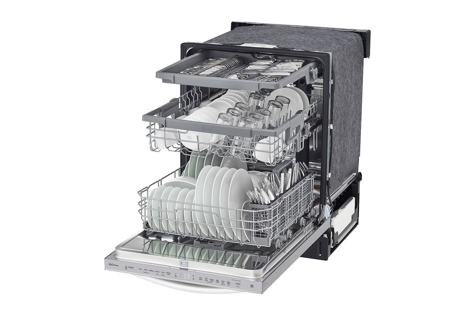 LG LDT5678SS Top Control Dishwasher with QuadWash™ LG USA