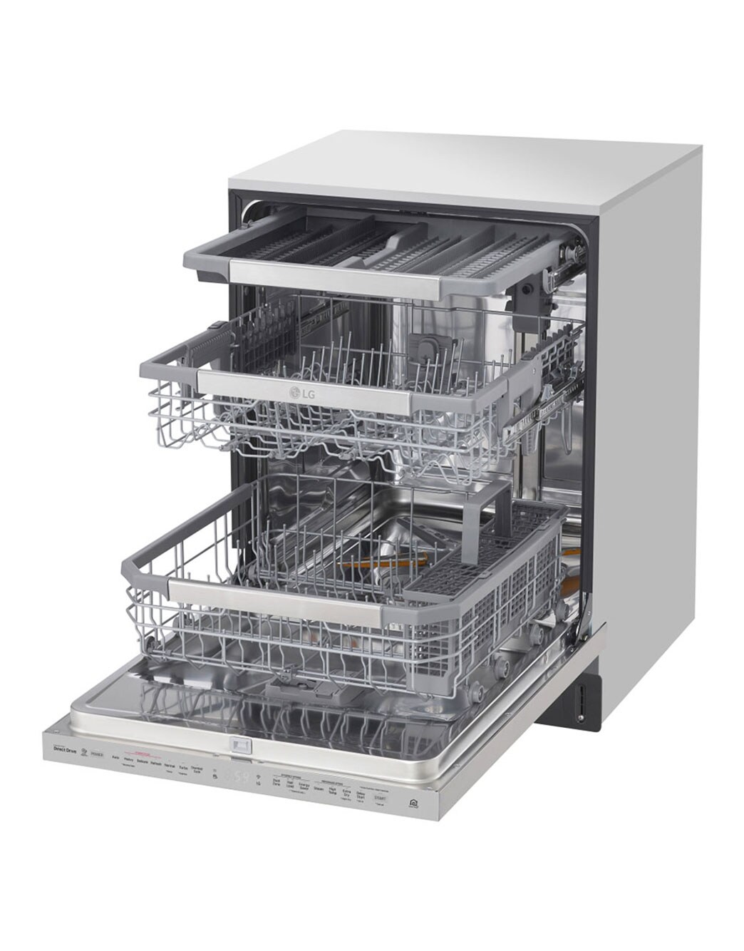 LG LDP7808SS Top Control Dishwasher with QuadWash™ and TrueSteam® LG USA