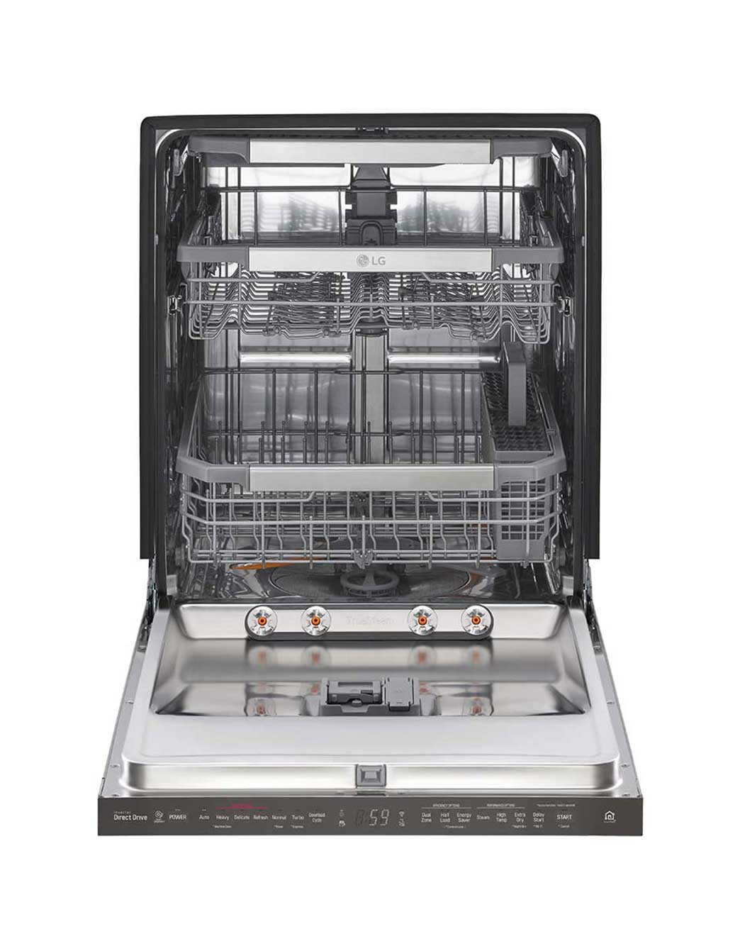 LG Top Control Dishwasher with TrueSteam® & QuadWash™ LG USA