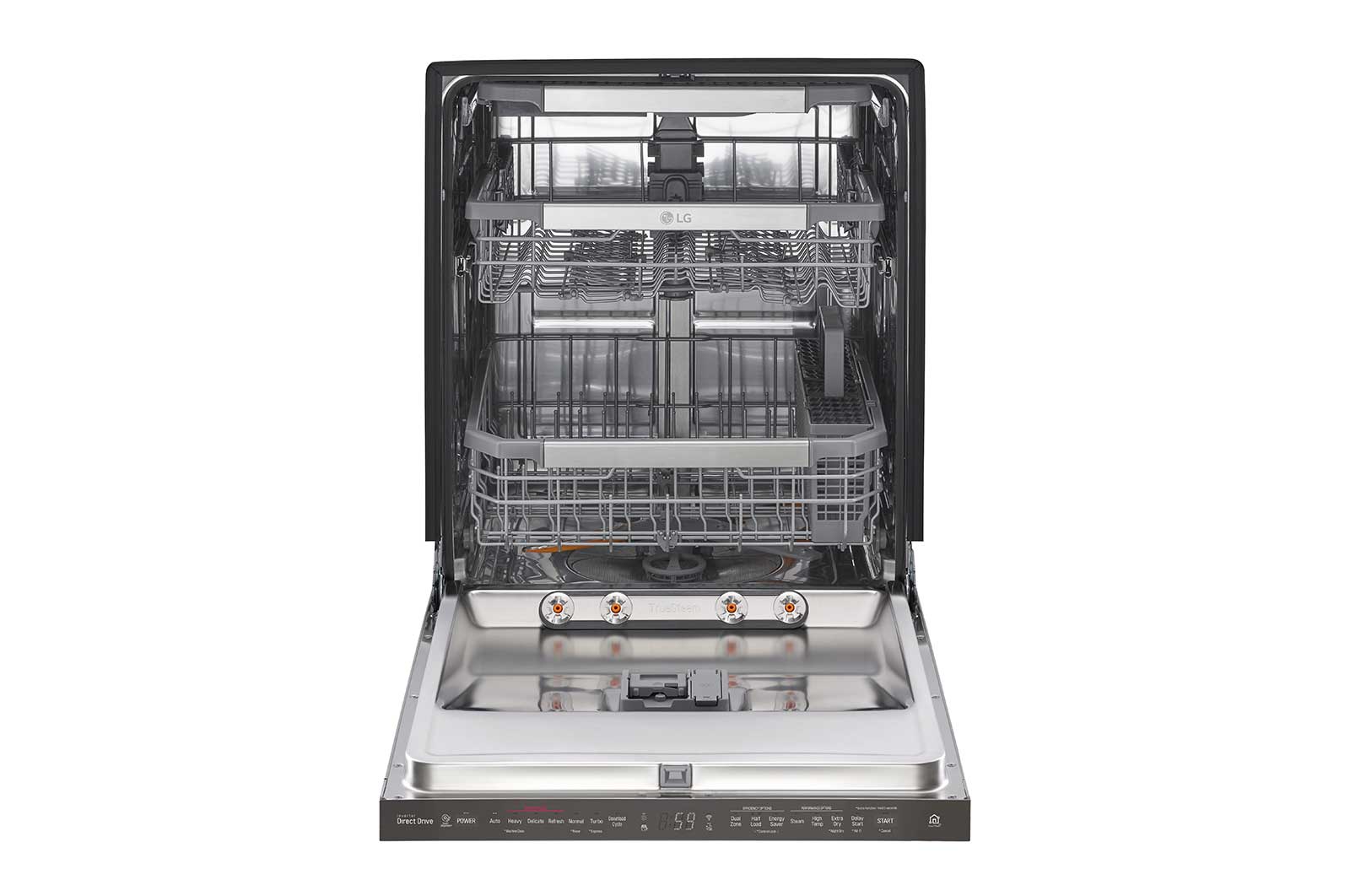 LG Top Control Dishwasher with TrueSteam® & QuadWash™ LG USA