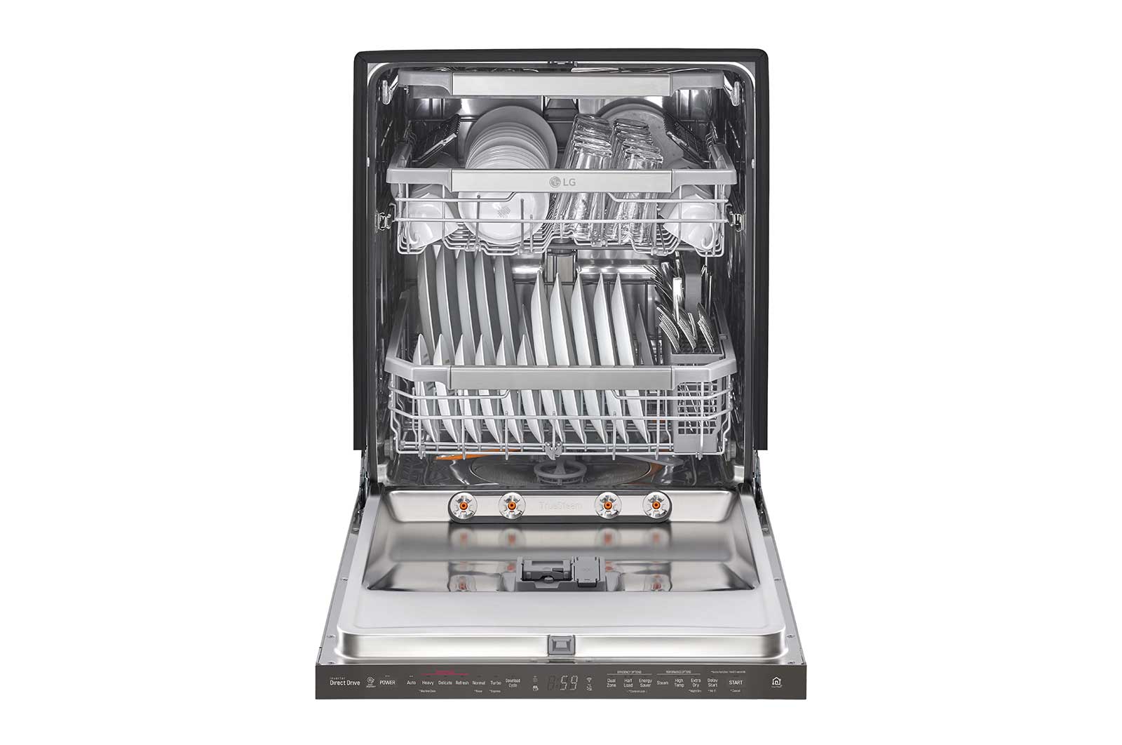 LG Top Control Dishwasher with TrueSteam® & QuadWash™ LG USA