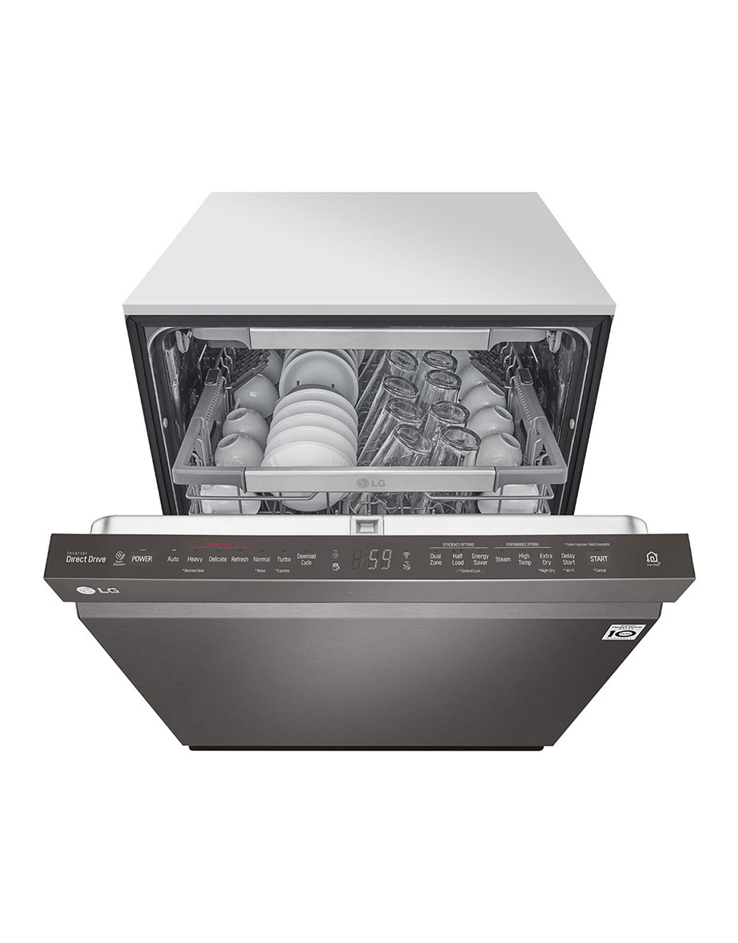 LG Top Control Dishwasher with TrueSteam® & QuadWash™ LG USA