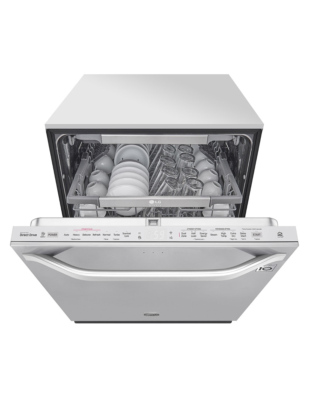 LG STUDIO Top Control Smart wifi Enabled Dishwasher with QuadWash