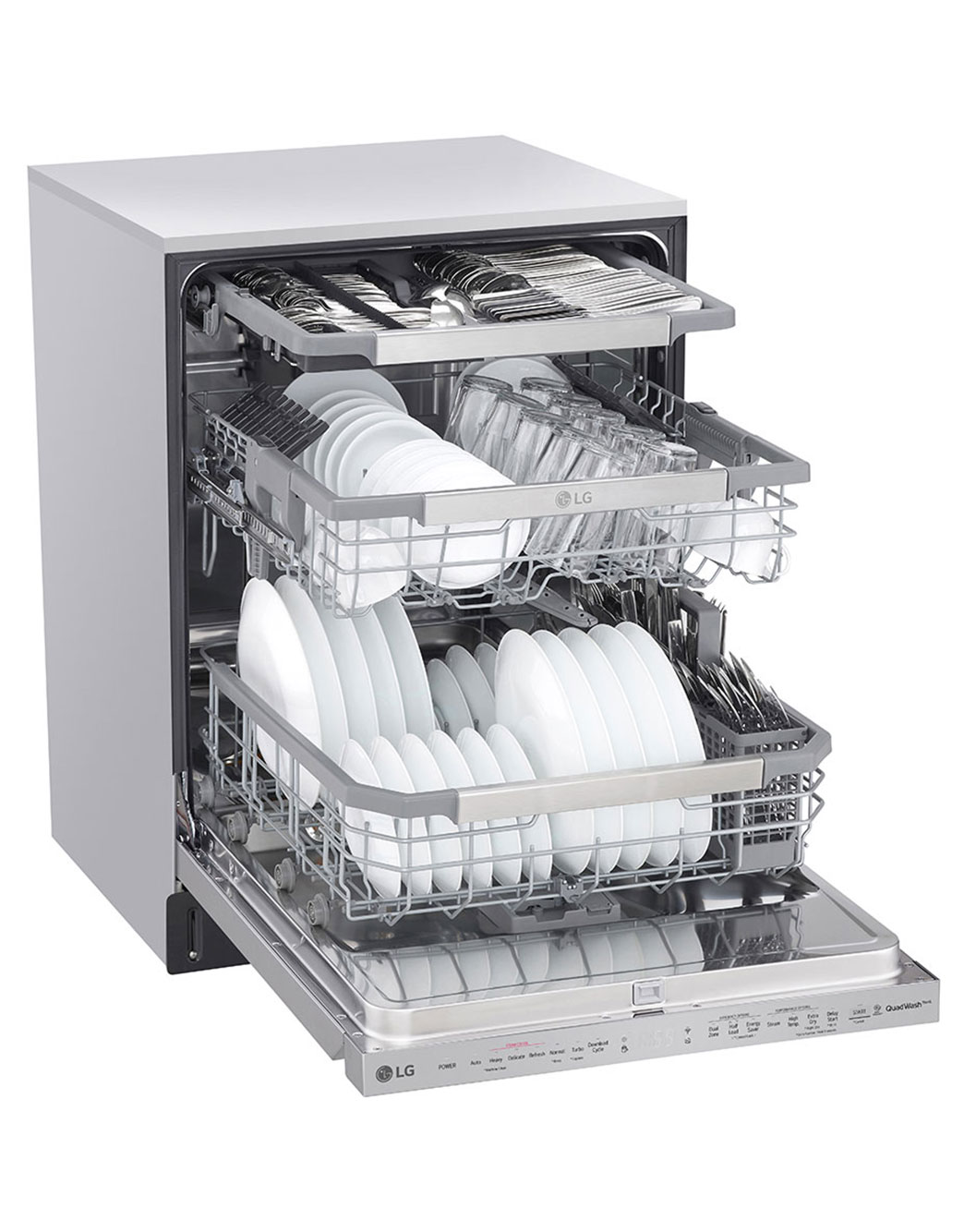LG Top Control Smart wifi Enabled Dishwasher with QuadWash™ and