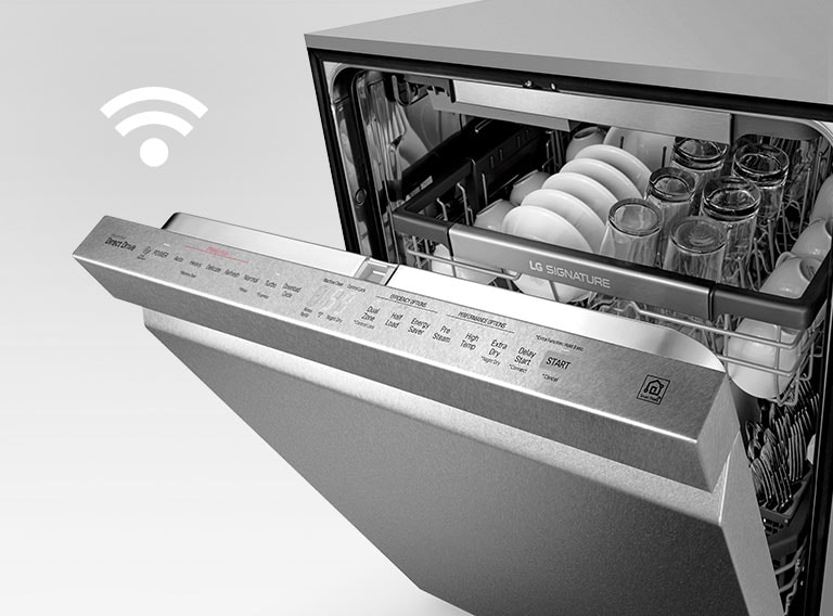 LG SIGNATURE Top Control Smart WiFi Enabled Dishwasher with TrueSteam® and QuadWash